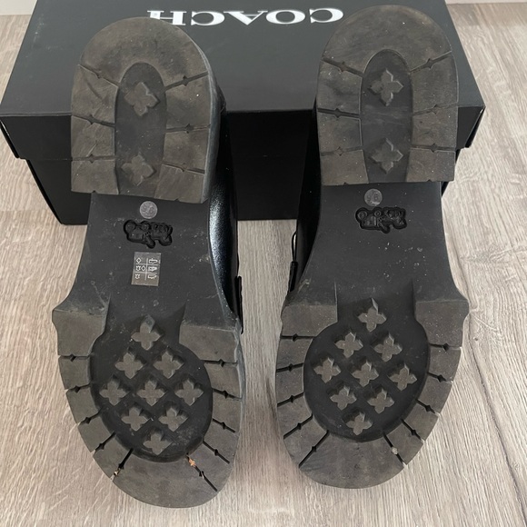 SOLD Coach Black Leah Loafer - Picture 3 of 8